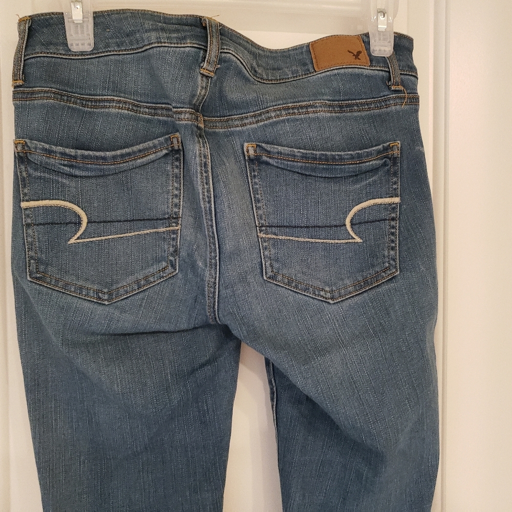 American Eagle, Stretch Skinny Jegging Jeans, Us Size 6 Reg